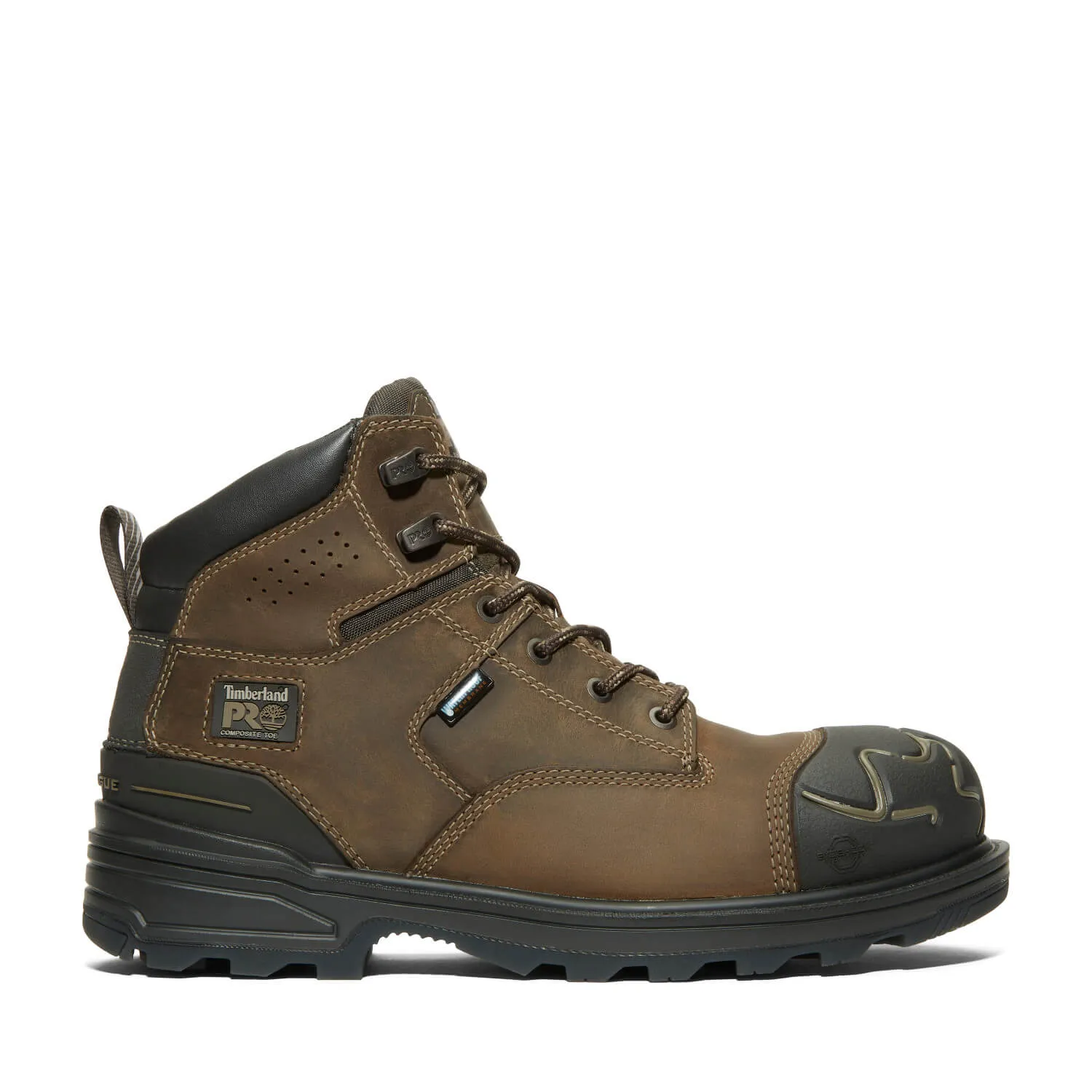 Magnitude 6 Inch Composite-Toe Waterproof Work Boot Brown