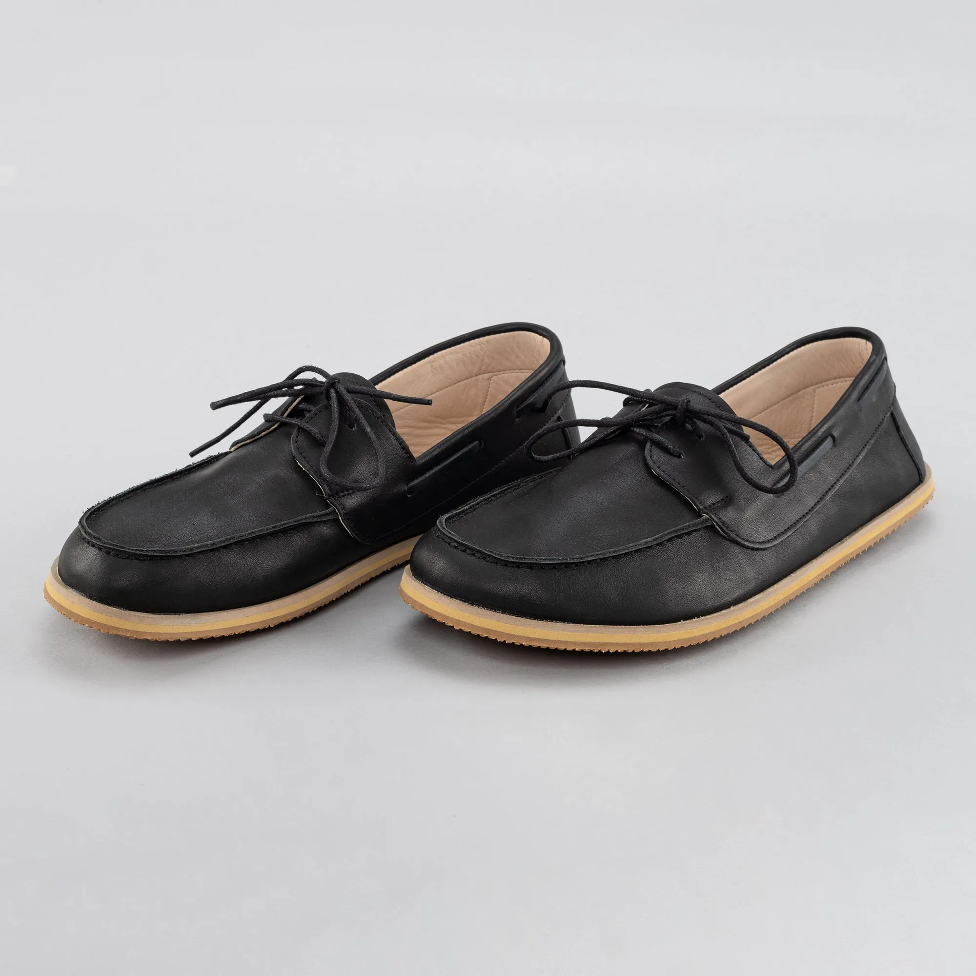 Men's Black Boat Shoes