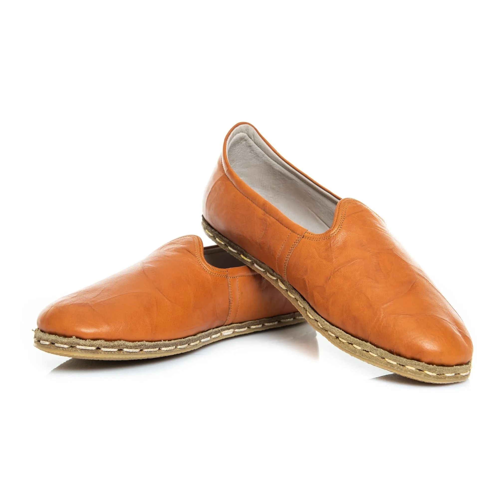 Men's Camel Slip On Shoes