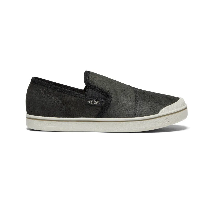 Men's Eldon Harvest Leather Slip-On | Black/Silver Birch