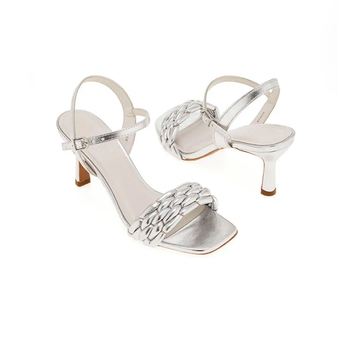 Metallic Braided Sandal BDV 076