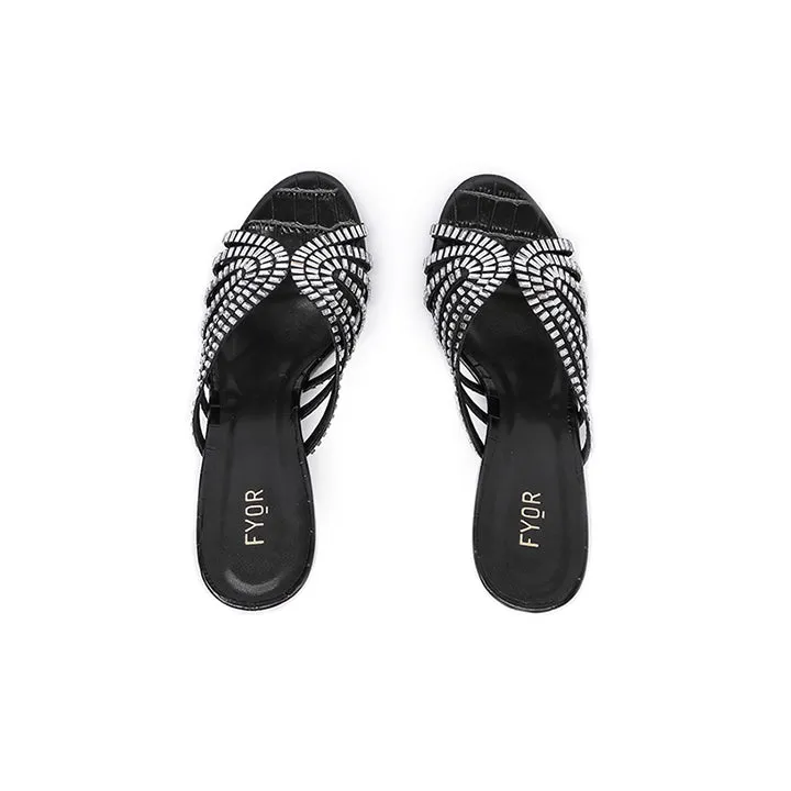 Mirror Embellished Sandal HL 153