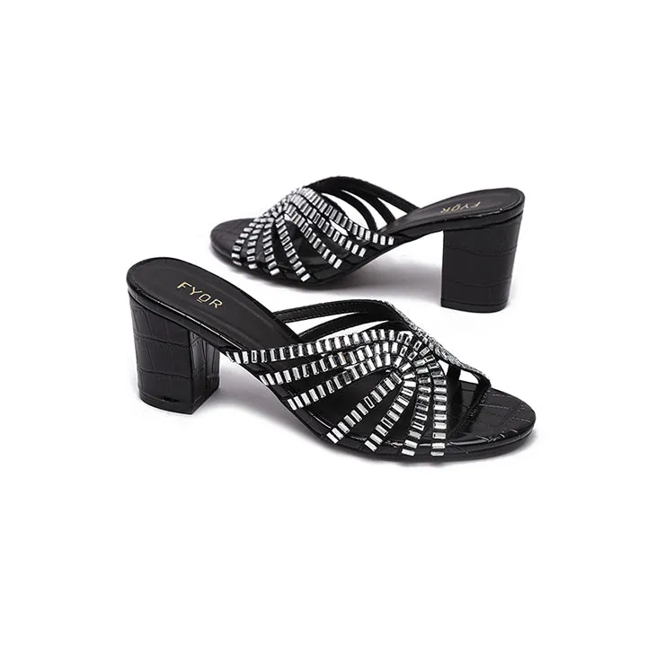 Mirror Embellished Sandal HL 153