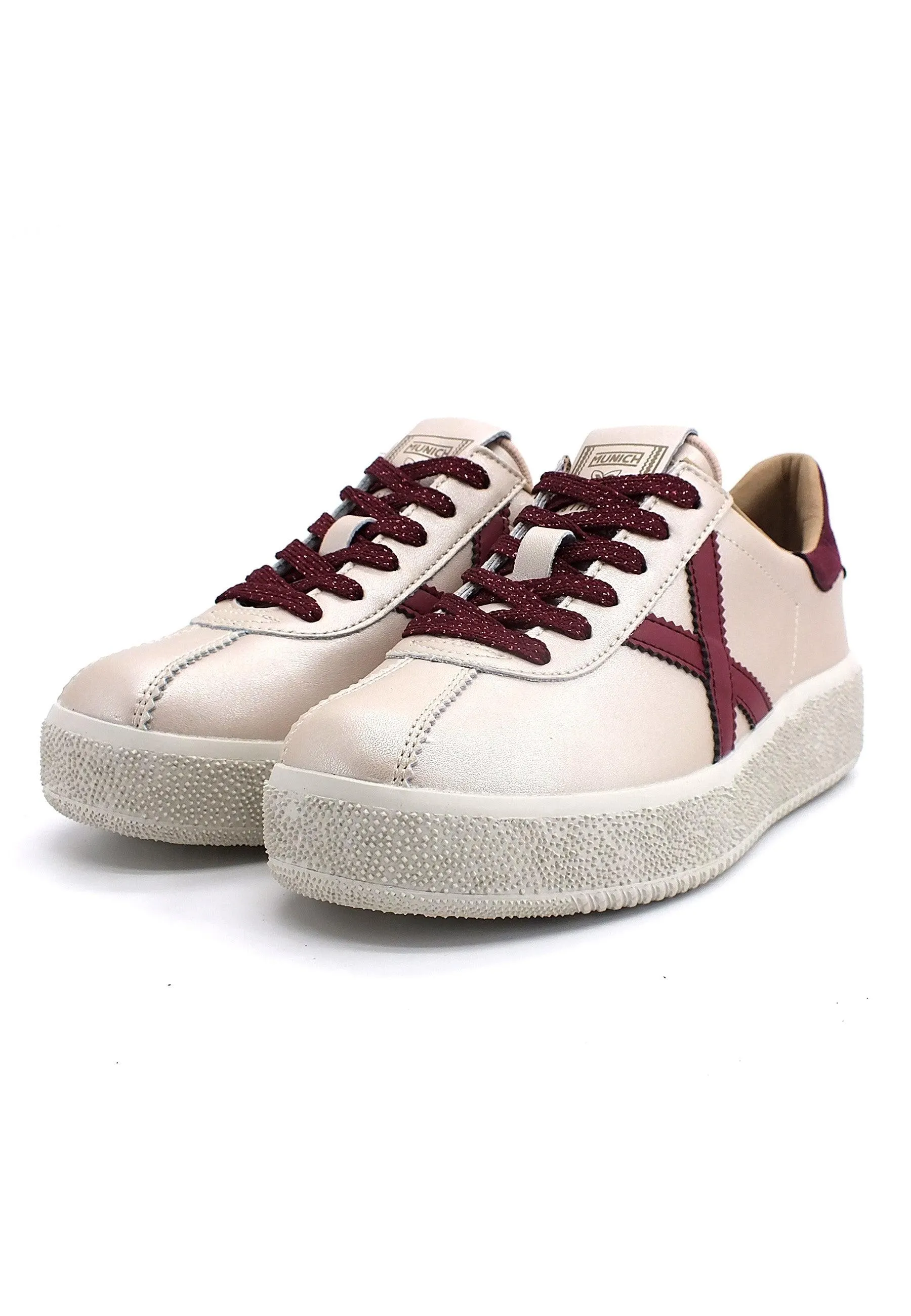 MUNICH Barru Sky 90 Sneaker Donna Pearl Bordeaux 8295090