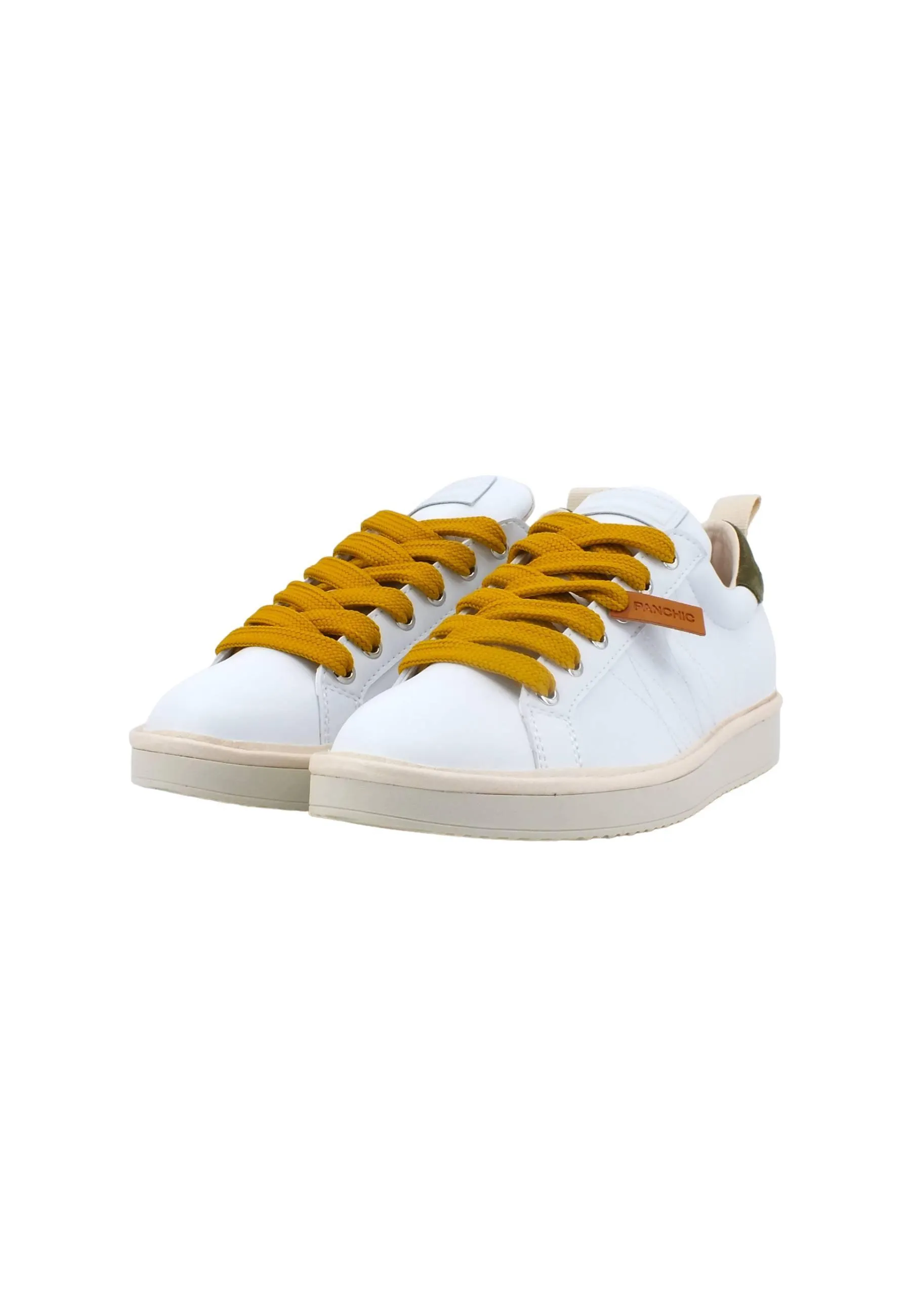 PAN CHIC Sneaker Donna White Sage Yellow P01W00200243004