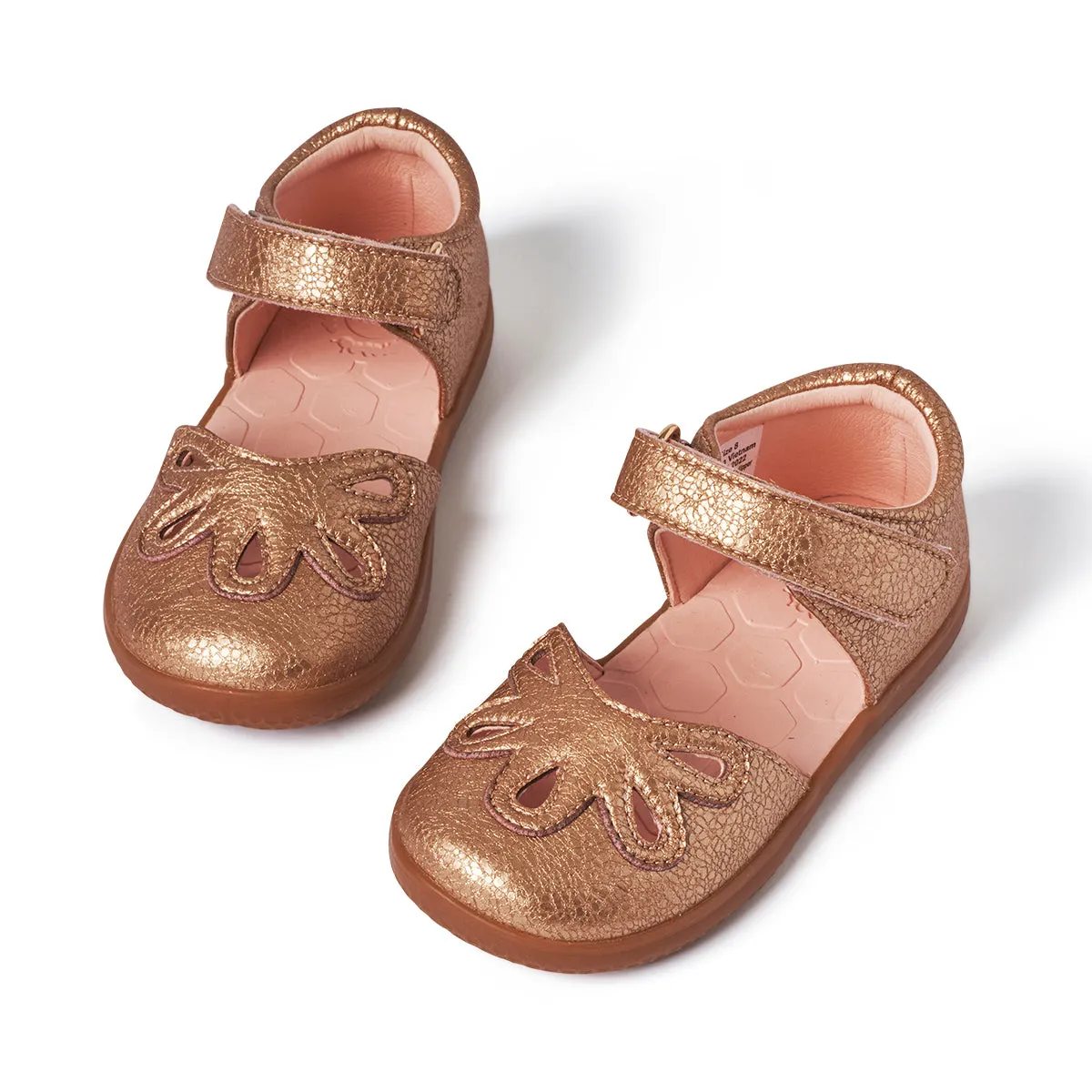 PETAL 2.0 DEW DROP Sandal Mary Jane | Rose Gold