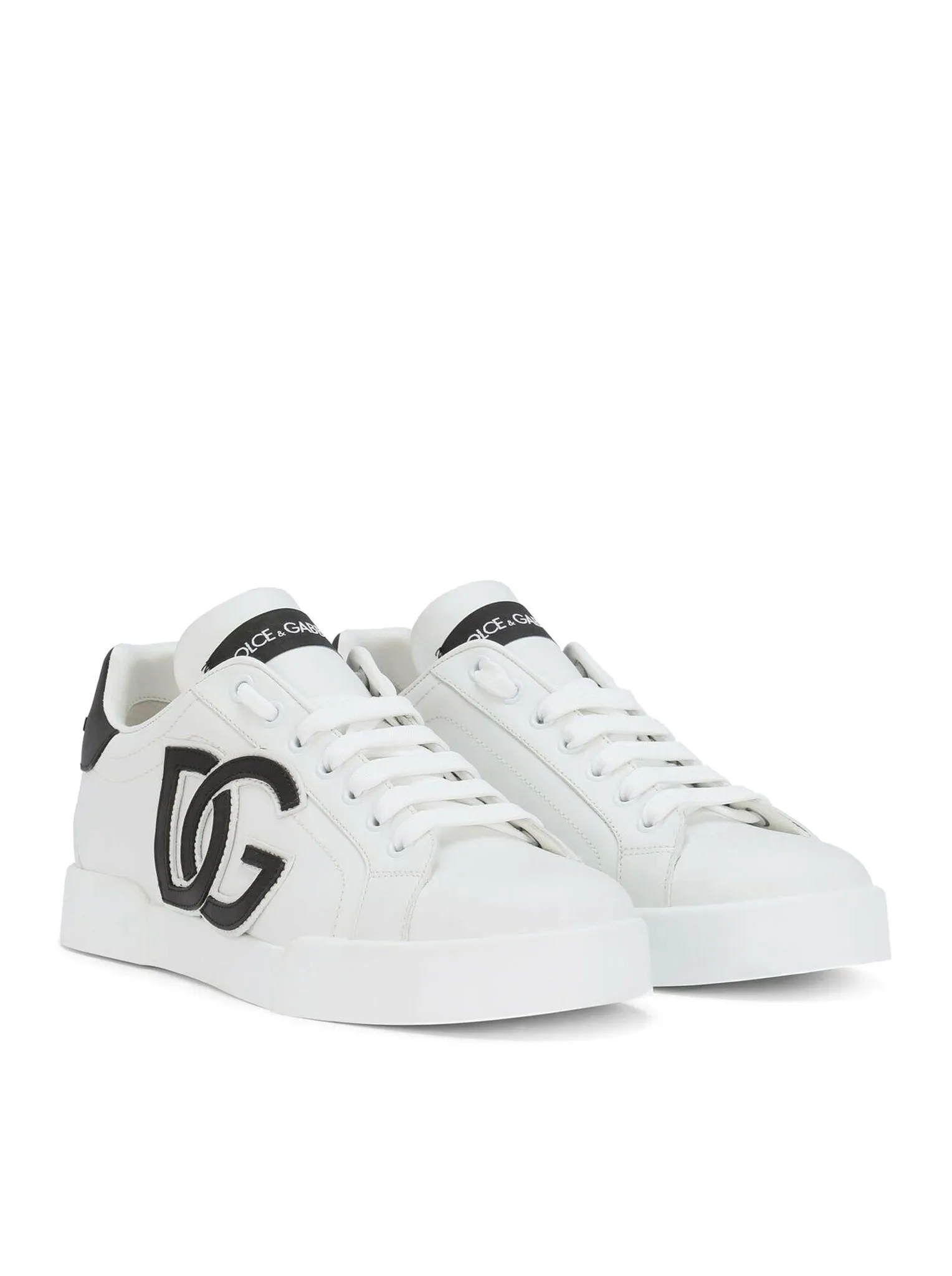 Portofino sneaker in calfskin with DG logo