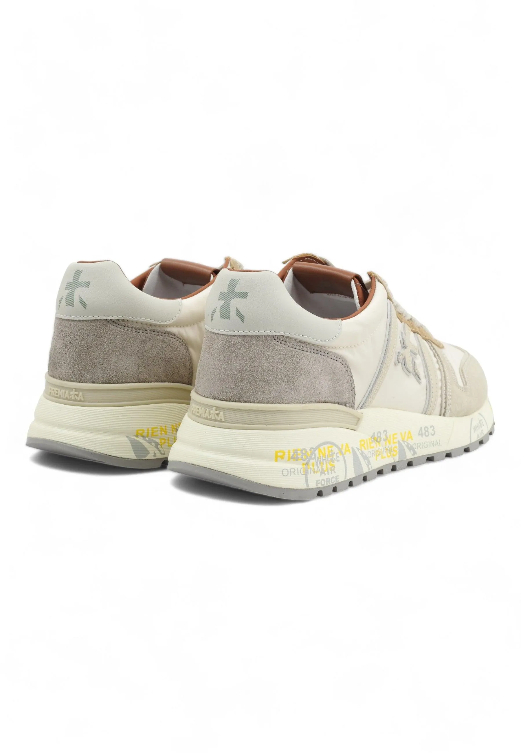 PREMIATA Sneaker Uomo Light Grey LANDER-6633