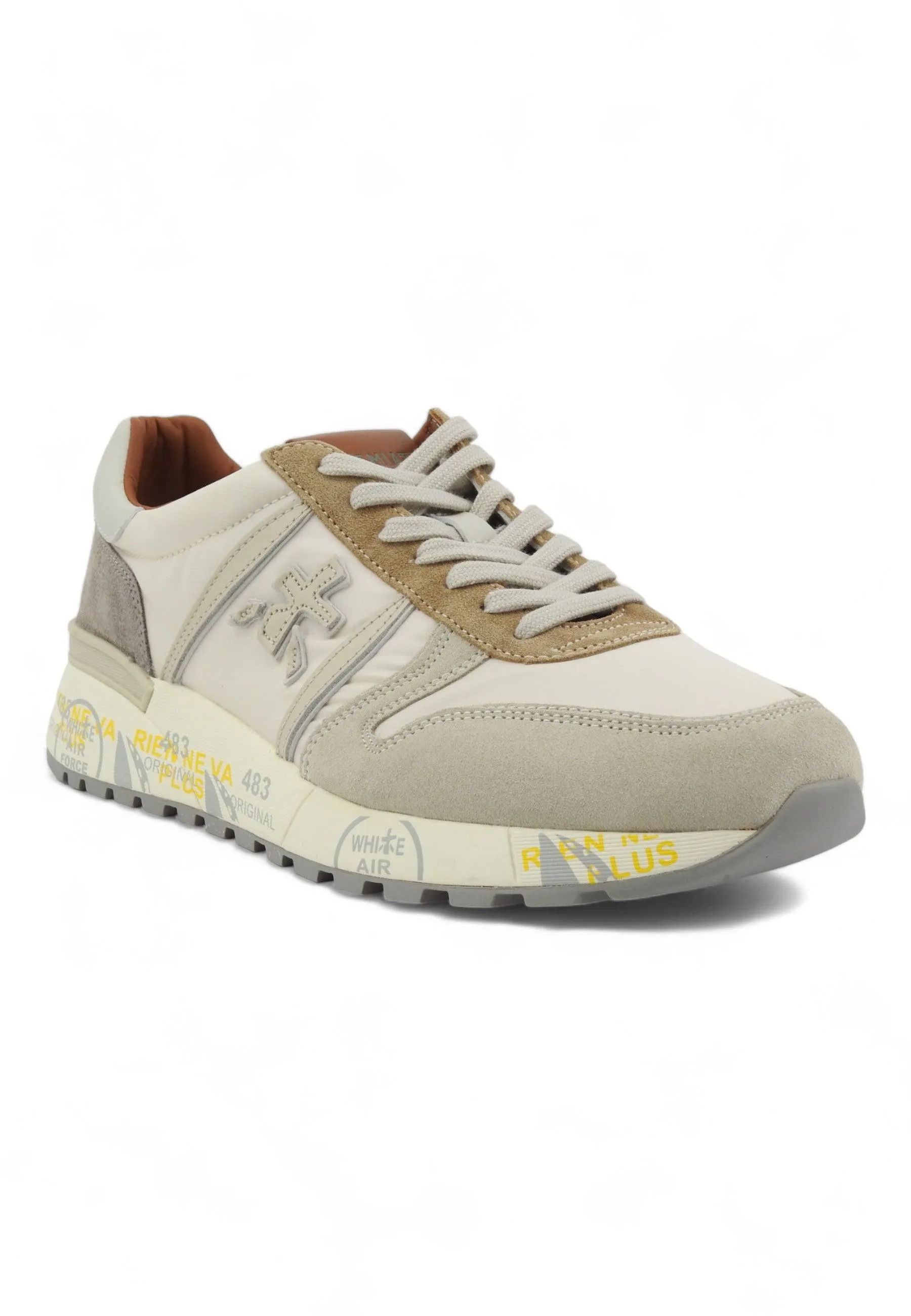 PREMIATA Sneaker Uomo Light Grey LANDER-6633