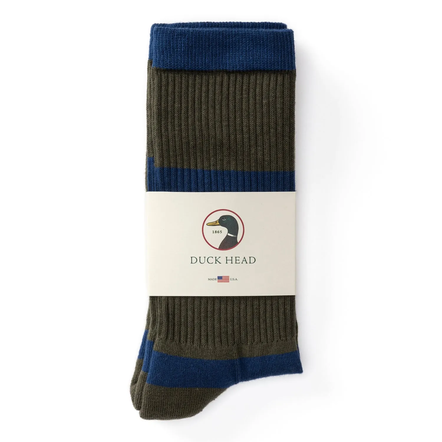 Striped Ribbed Sock