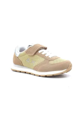 SUN68 Ally Glitter Sneaker Bambino Oro Z33403K