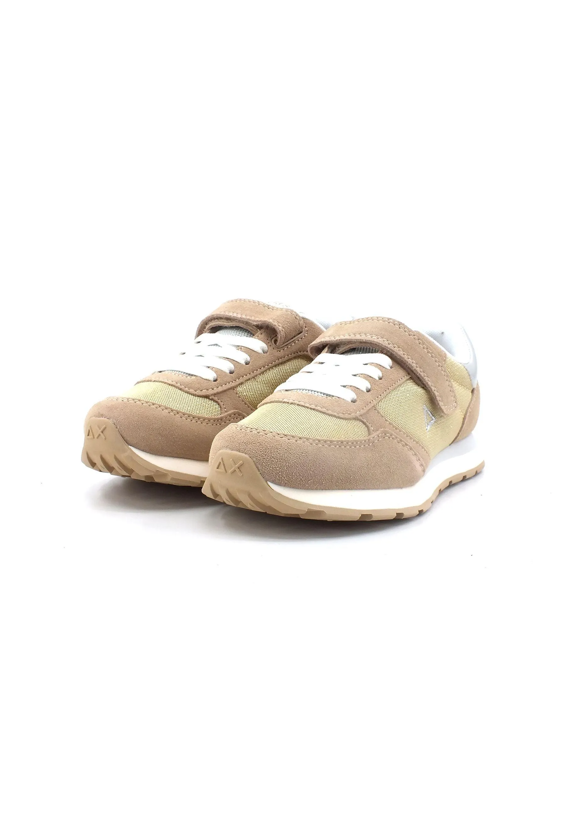 SUN68 Ally Glitter Sneaker Bambino Oro Z33403K