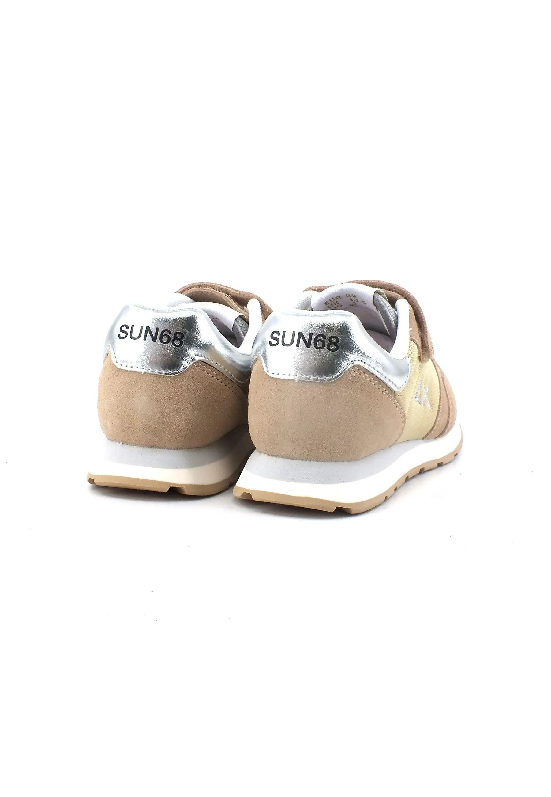 SUN68 Ally Glitter Sneaker Bambino Oro Z33403K