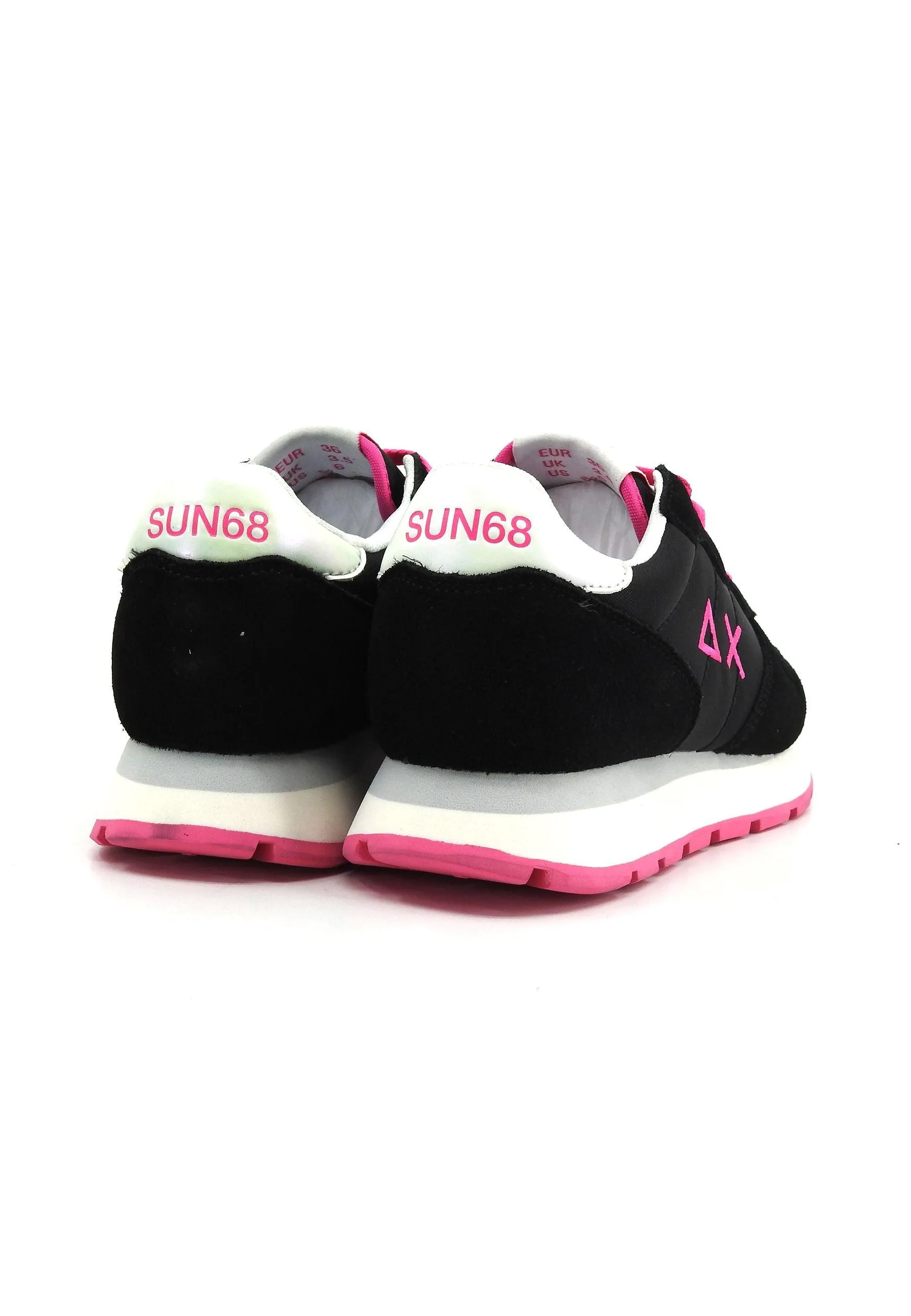 SUN68 Ally Solid Sneaker Donna Nero Z34201