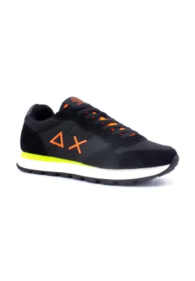 SUN68 Tom Fluo Sneaker Uomo Nero Z43102