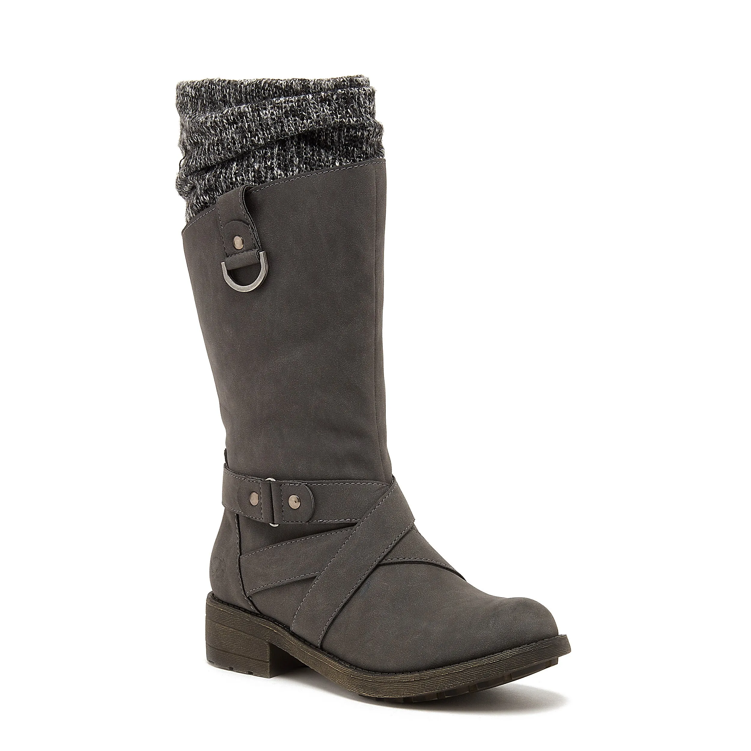 Telsa Charcoal Strap Boot