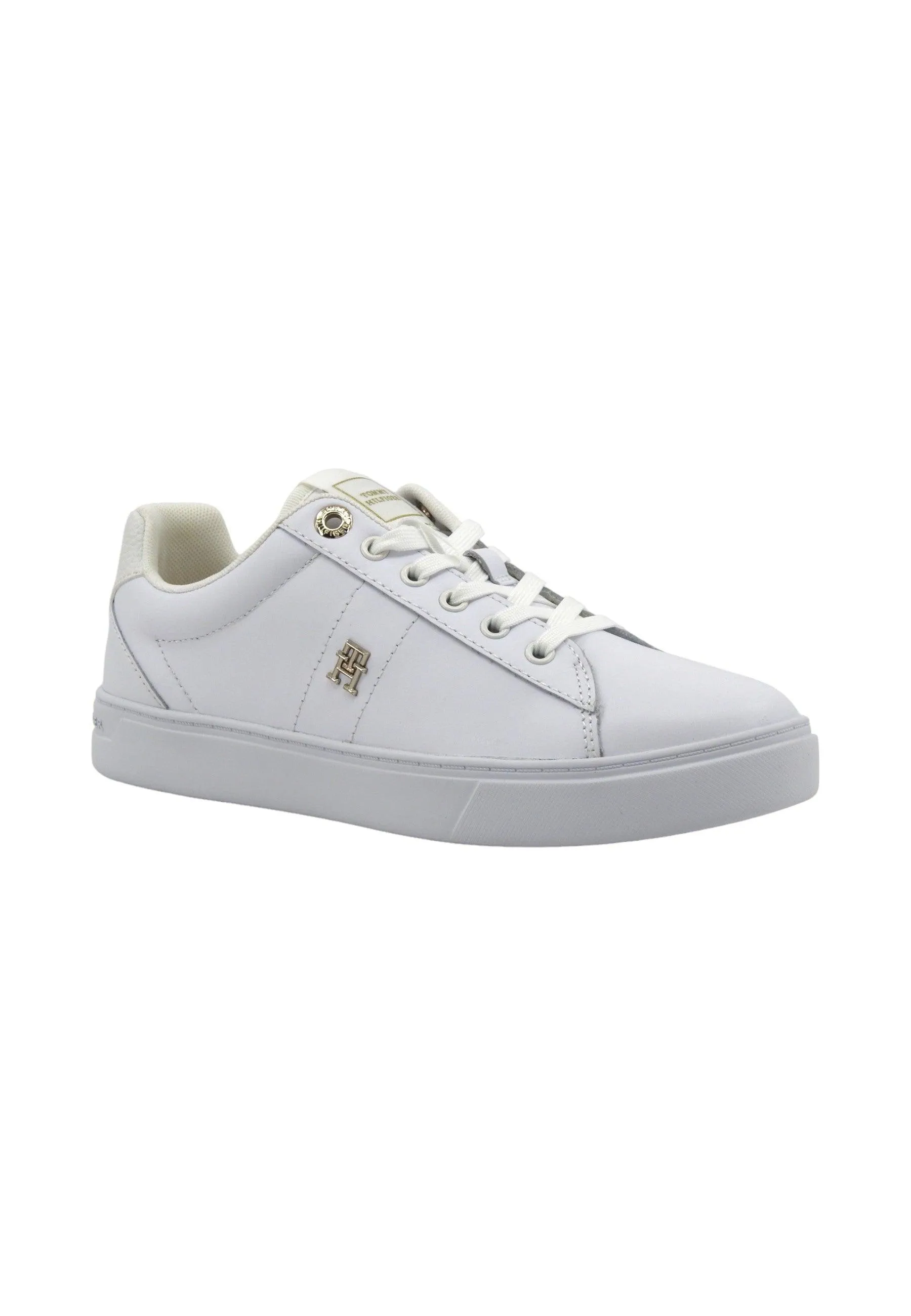 TOMMY HILFIGER Essential Elevated Court Sneaker Donna White FW0FW07685