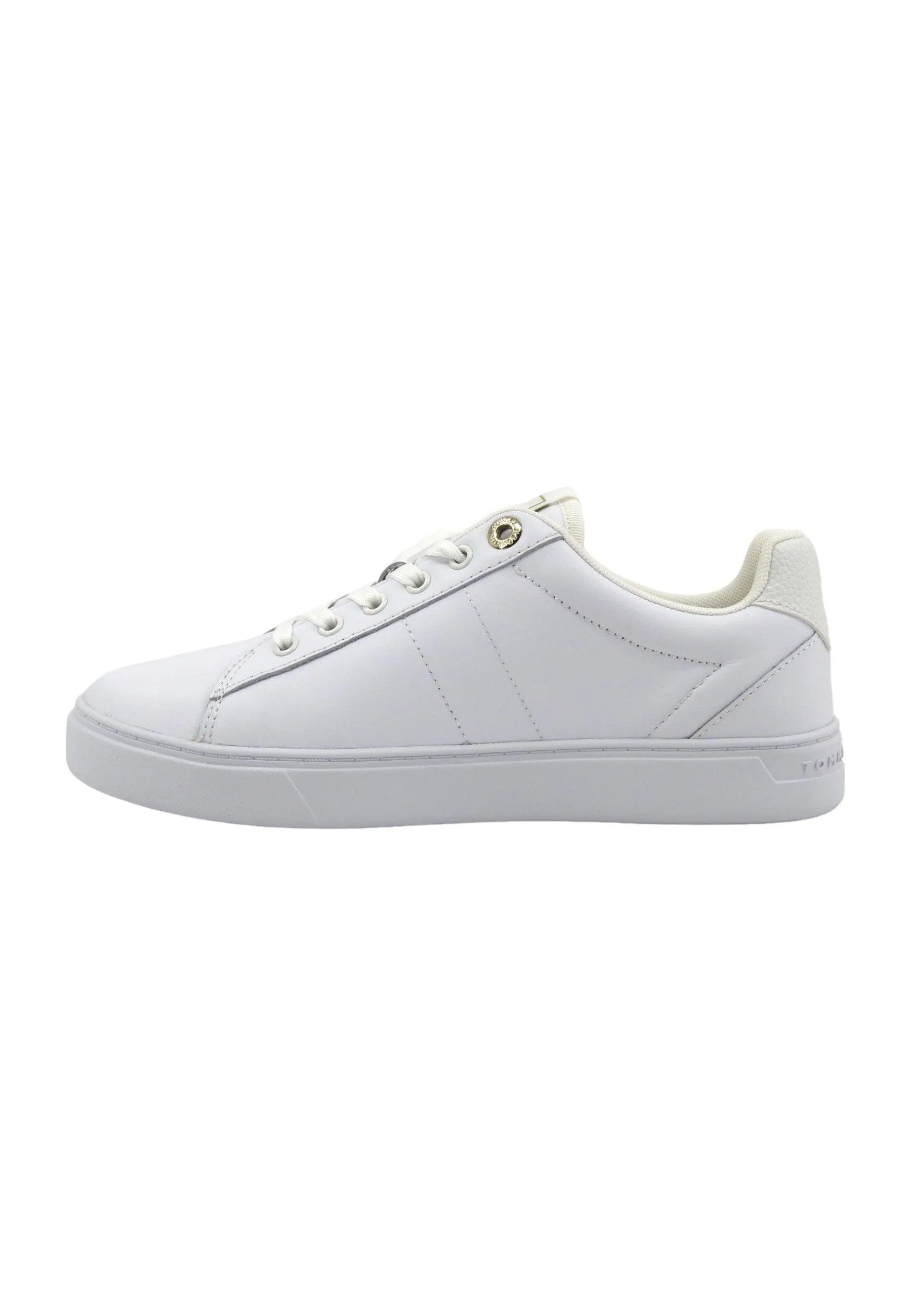 TOMMY HILFIGER Essential Elevated Court Sneaker Donna White FW0FW07685