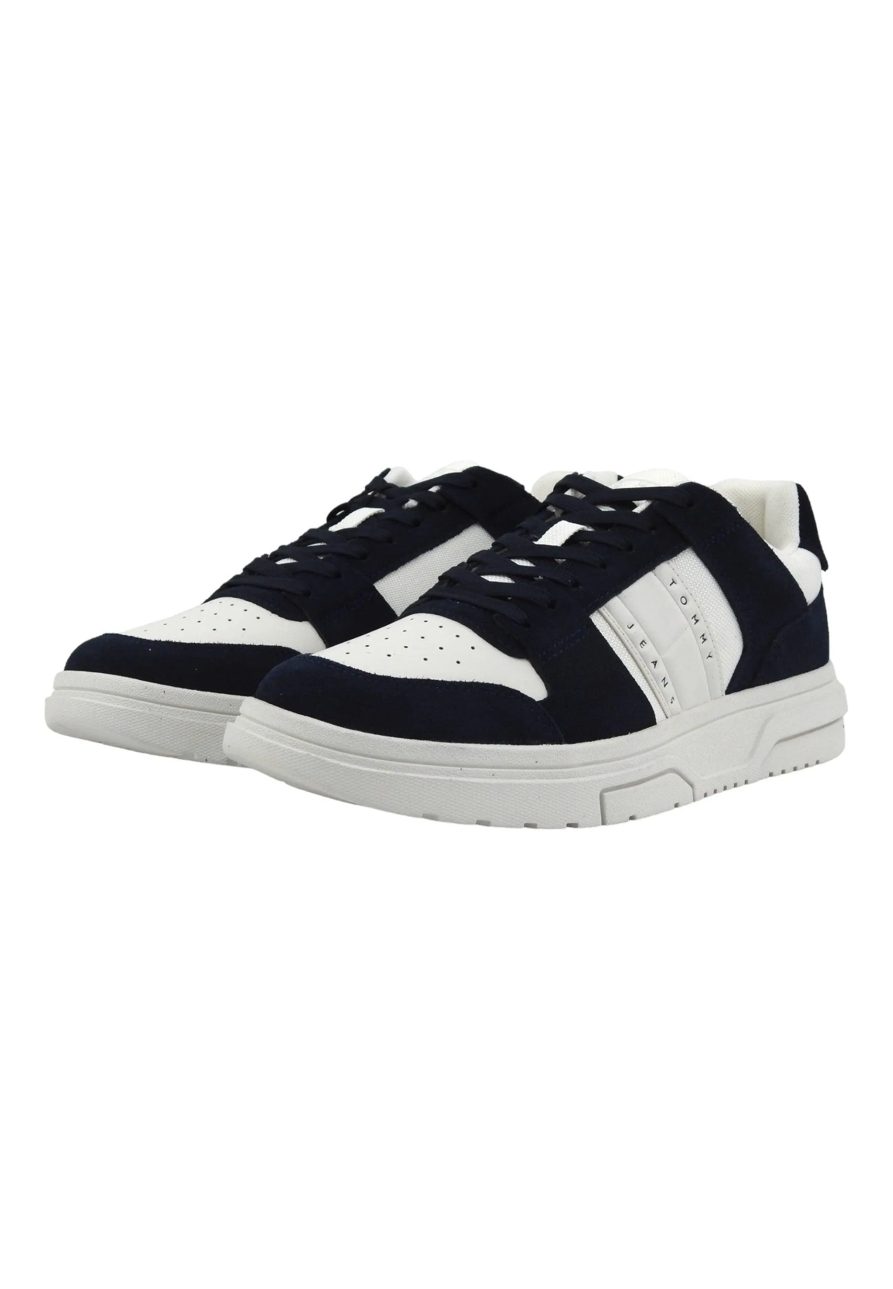 TOMMY HILFIGER Sneaker Uomo Dark Night Navy Bianco EM0EM01371