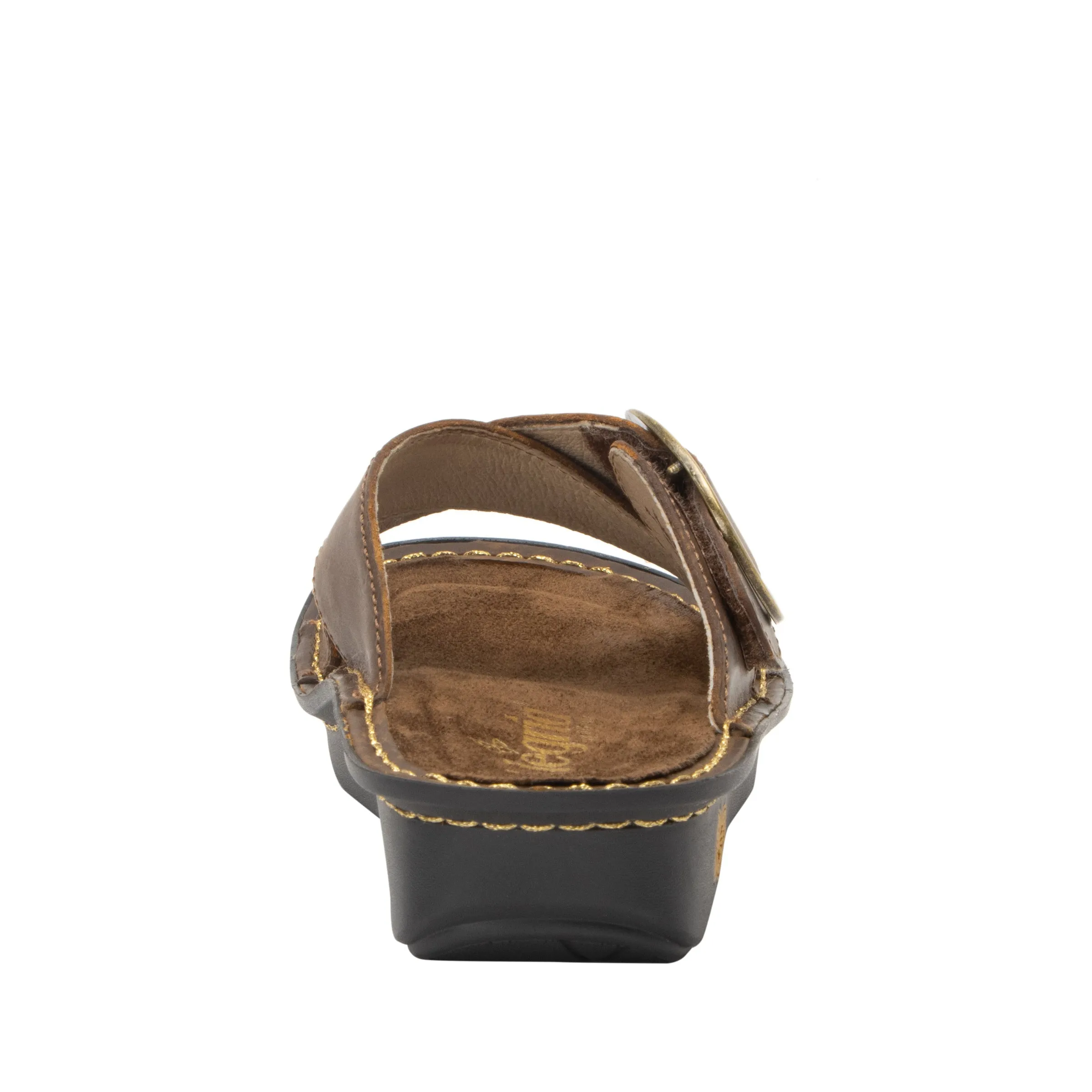 Vanya Oiled Brown Sandal