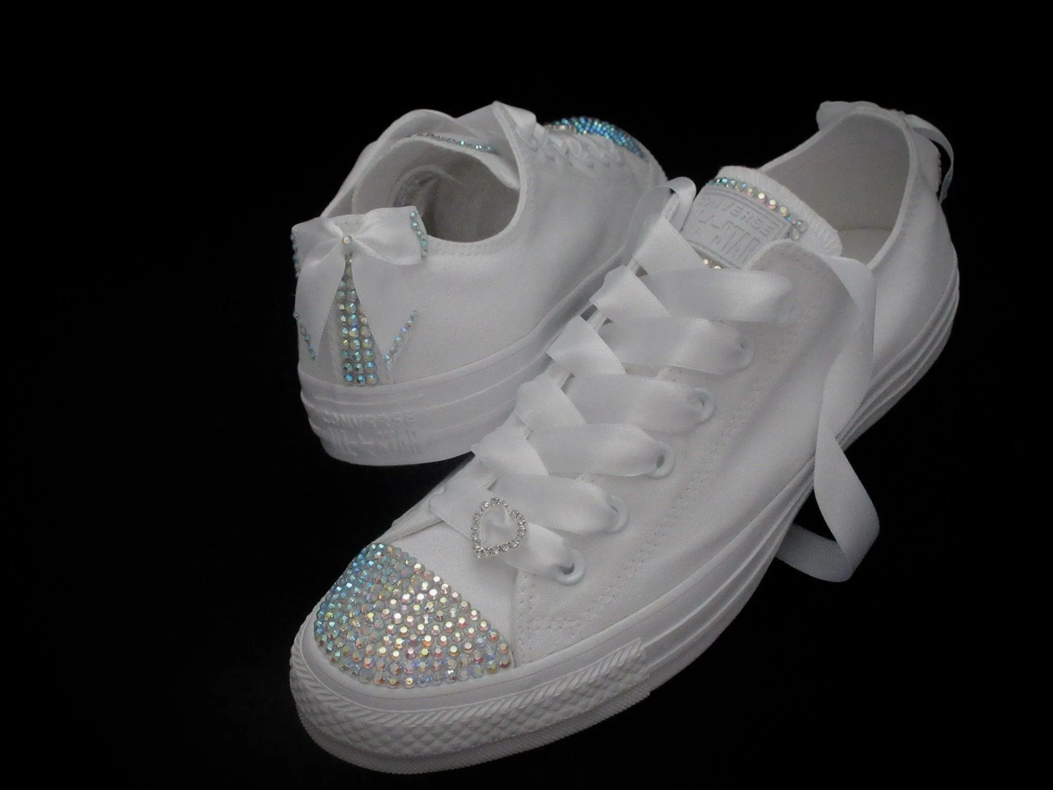 Wedding Bride Crystal Customised Converse