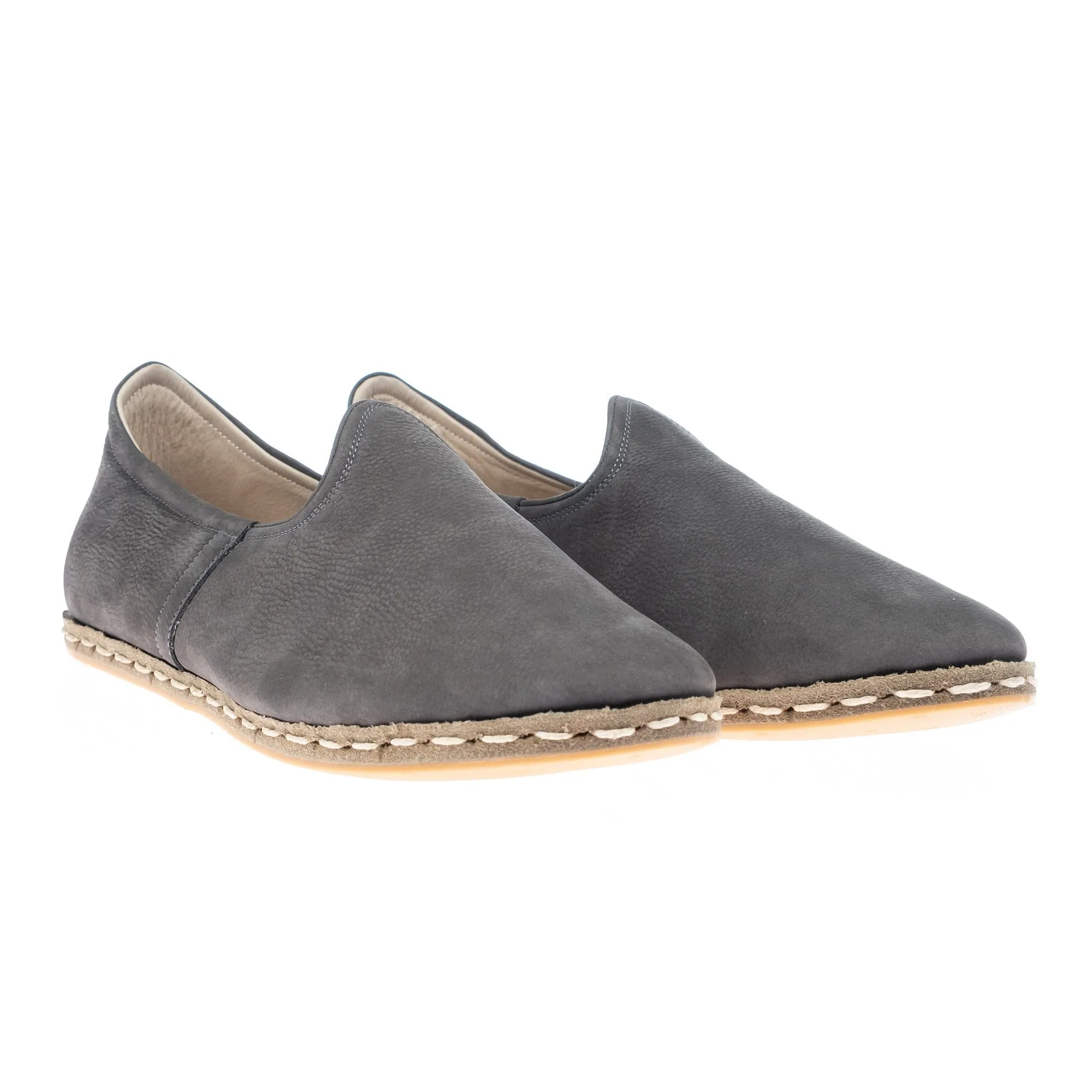 Women's Gray Slip On Shoes